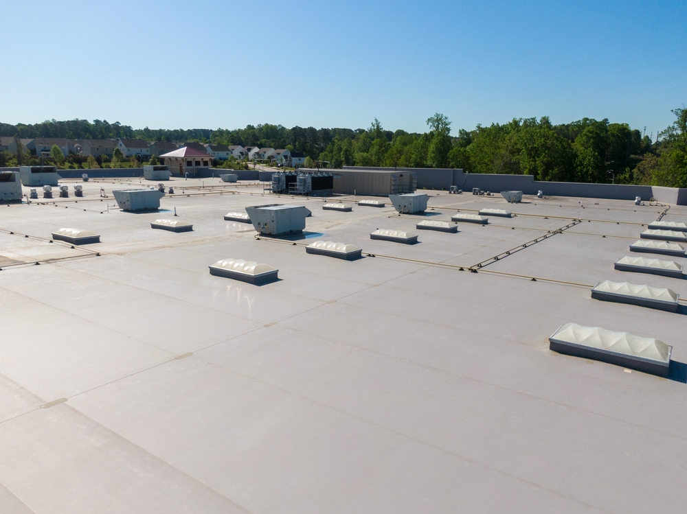 Drone Images of Commercial Roof